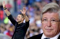 رئيس أتلتيكو مدريد يصدم باريس سان جيرمان بشأن سيميوني