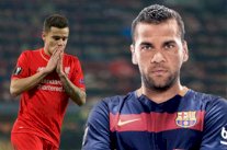 ألفيس ينصح مواطنه كوتينيو بارتداء قميص برشلونة