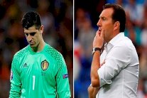 شجار بين كورتوا ومدربه ويلموست على متن الطائرة 