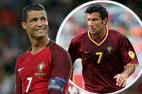 رونالدو يفض الشراكة مع فيغو بعدد المشاركات مع البرتغال