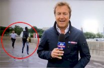 شرطي فرنسي يطارد لص