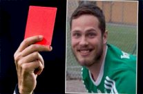 حكم مباراة يطرد لاعب سويدي بسبب