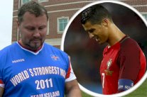 أقوى رجل في العالم يسخر من رونالدو 