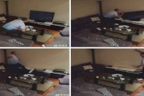 زوجة تنفذ مقلب خبيث في زوجها خلال مباراة تركيا وكرواتيا