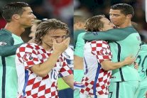 بيبي ورونالدو يواسيان مودريتش بعد الإقصاء الأوروبي