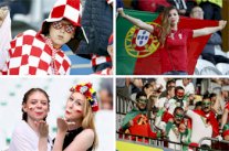 فرحة بولندية وبرتغالية وحسناوات كرواتيا يخطفن الأنظار