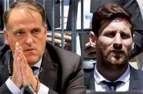 رئيس الرابطة الاسبانية سعيد ببقاء ميسي ولا يعتبره مجرماً