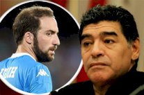 مارادونا منتقداً هيغواين: جماهير نابولي لا تستحق منك ذلك