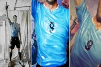 بالصور : نحت تمثال لسواريز بمسقط رأسه في الأوروغواي