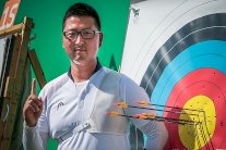 رقم قياس للكوري كيم في مسابقة القوس