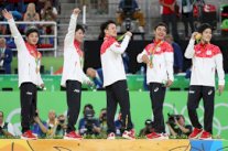 اليابان تحرز ذهبية الجمباز الفني