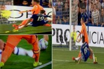 كوستا ينجو من الطرد بعد تدخله العنيف على حارس وست هام