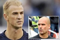 غوارديولا يلقي بالشك حول مستقبل هارت مع مانشستر سيتي