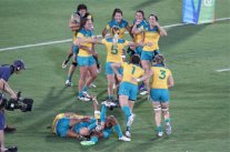 ذهبية سباعيات الركبي لسيدات استراليا