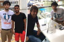 مشجع يرصد تواجد محرز وكونتي في أحد فنادق تشيلسي