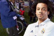 لفتة إنسانية رائعة من مارسيلو تجاه طفل معاق بعد السوبر