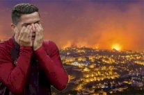 حريق هائل يهدد ملاعب كريستاينو رونالدو في ماديرا