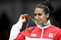البوبكري احرزت الميدالية البرونزية في الشيش وتنتظر زوجها!
