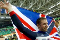 ذهبية السرعة في الدراجات على المضمار للبريطاني كيني