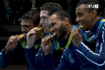 ذهبية فرق السيف لرجال فرنسا