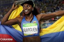 ذهبية الوثبة الثلاثية للكولومبية ايبارغوين