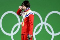 اثقال: ذهبية وزن 75 كلغ للكورية الشمالية ريم