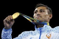 ذهبية وزن 64 كلغ في الملاكمة للأوزبكستاني غايبنازاروف