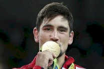 ذهبية وزن 57 كلغ في المصارعة الحرة للجورجي خينتشغاشفيلي