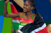 ذهبية سباق 1500 م للكينية كيبييغون