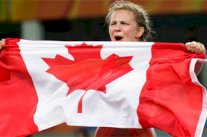 ذهبية المصارعة وزن 75 كلغ حرة للكندية ويبي