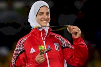 المصرية هدايا ملاك أول عربية تحرز ميدالية في التايكواندو