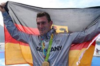 ذهبية فردي الكاياك 1000 متر للالماني بريندل