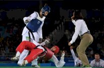 المغربية ديسلام تخسر مباراة البرونزية في رياضة التايكوندو