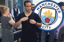 برافو في مانشستر لانهاء إجراءات انتقاله إلى سيتي