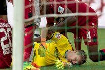 حارس ليفركوزن فقد الوعي نحو 15 دقيقة في مباراة السبت