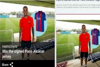 برشلونة يعلن بالخطأ عن تعاقده مع باكو ألكاسير