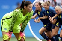 إيقاف حارسة مرمى منتخب أمريكا بسبب اهاناتها للاعبات السويد