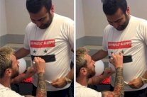 توقيع ميسي على علم النظام السوري يثير جدلاً واسعاً!