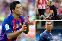 سواريز حقق حصادا تهديفيا أفضل من ميسي ورونالدو في 100 مباراة