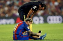 ميسي يغيب عن برشلونة ثلاثة أسابيع