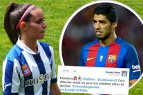 لاعبة إسبانيول ترد على سواريز: عليك بحسن اختيار ألفاظك قبل الكلام