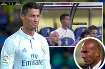 كريستيانو رونالدو شتم زيدان بعد قرار استبداله !