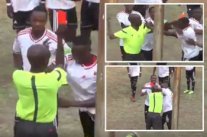 شجار عنيف بين لاعب وحكم فى زيمبابوى بسبب 