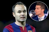 إنييستا يعتذر للاعبي ريال مدريد عن غياب برشلونة عن حفل الفيفا