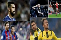 ميسي وسواريز يشددان الخناق على أوباميانغ في سباق جائزة 