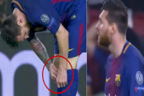 ميسي يثير الجدل بابتلاعه كبسولة خلال مباراة أولمبياكوس