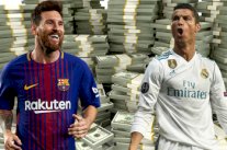 رونالدو و ميسي يحققان أعلى زيادة في ثروتيهما بين الرياضيين في عام 2017