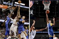 خسارة غولدن ستايت ووريرز وكليفلاند كافالييرز في الدوري الاميركي