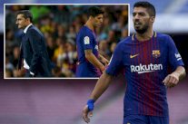 لويس سواريز يثير الجدل برفضه مصافحة فالفيردي بعد استبداله ضد ملقة