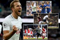 هاري كين صاحب أسرع معدل زمني تهديفي في 